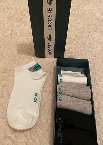 Erkek Lacoste Mini Çorap Seti