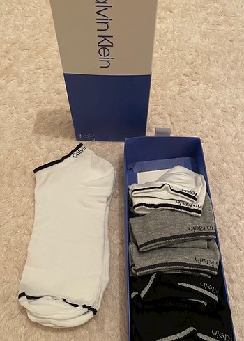 Calvin Klein Erkek Mini Gri Çorap