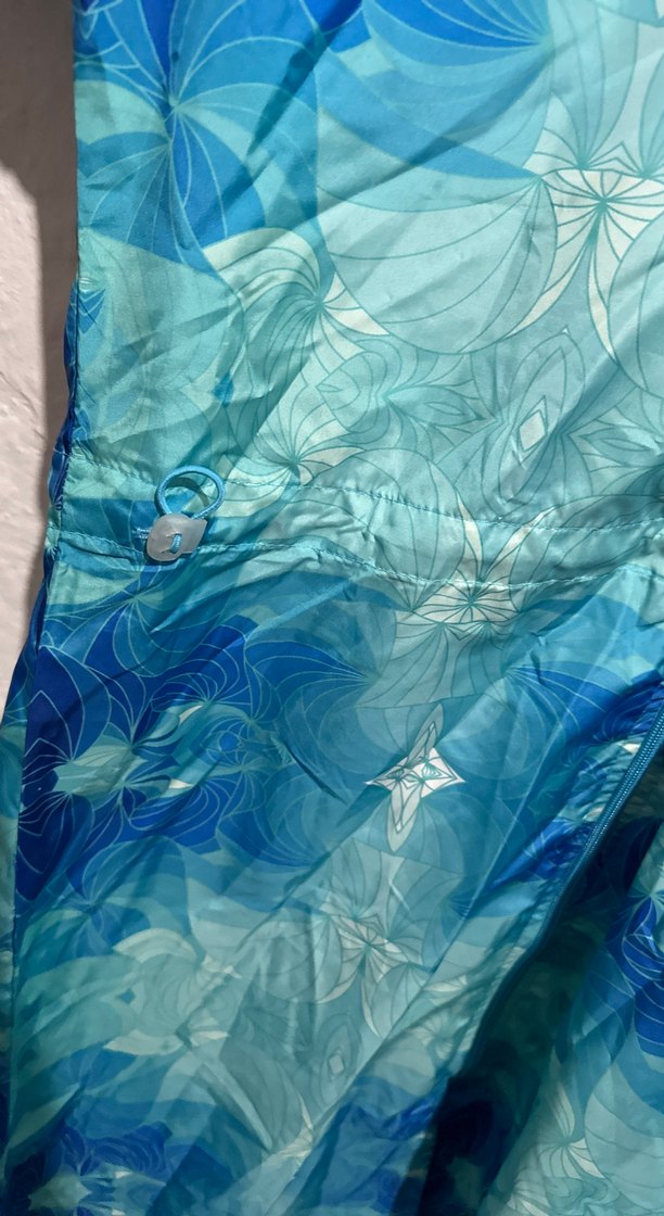 Mavi Batik Desenli Uzun Kadın Tunik Haşema - Görsel 3