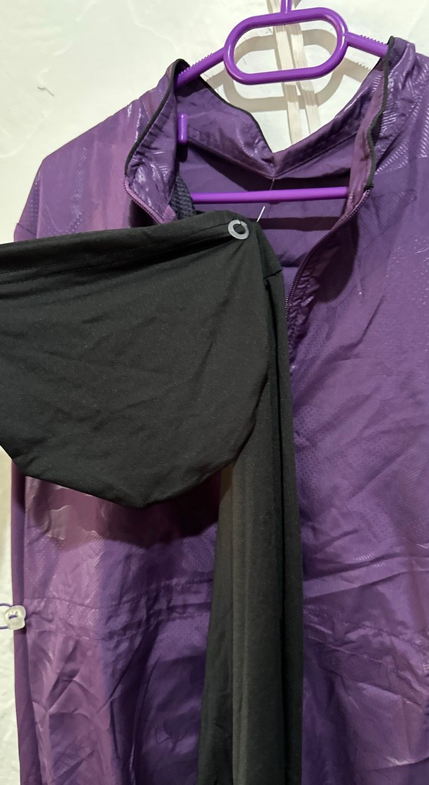 Mor, Uzun, Dökümlü Kadın 4 parça haşema - Görsel 2