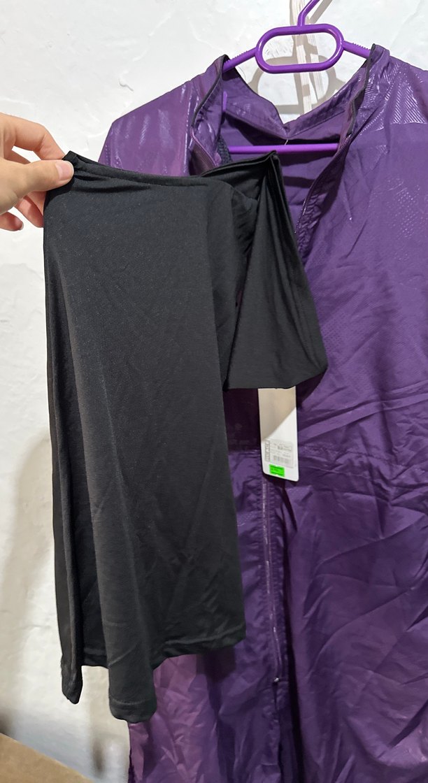 Mor, Uzun, Dökümlü Kadın 4 parça haşema - Görsel 3