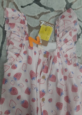 HelloBaby Düğmeli Pembe Kız Çocuk Tulum E Bebek marka