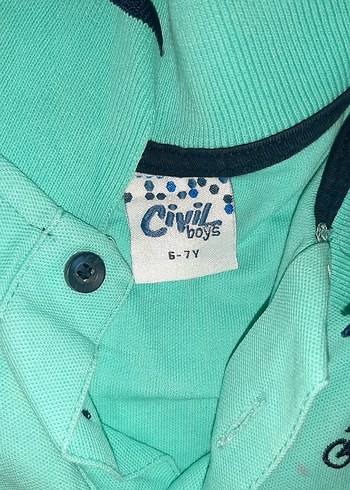 Erkek Çocuk Yeşil uzun Kollu Polo Tişört - Görsel 2