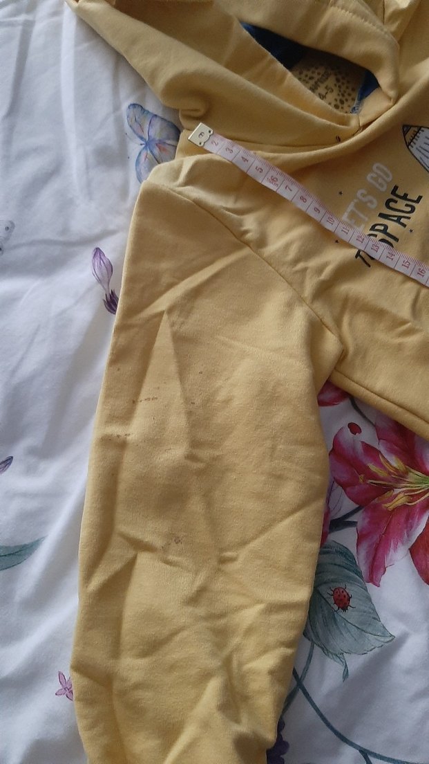 Sarı Erkek Çocuk Baskılı Sweatshirt - Görsel 3