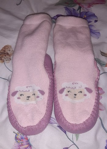 Nakışlı Pembe Kız Çocuk Ev patiği - Görsel 3