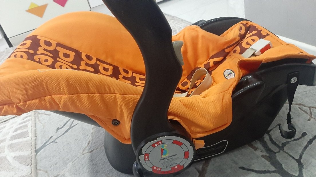 Turuncu pierre cardin Bebek Oto Koltuğu puset - Görsel 2
