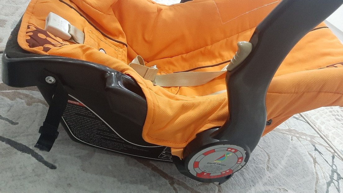 Turuncu pierre cardin Bebek Oto Koltuğu puset - Görsel 3