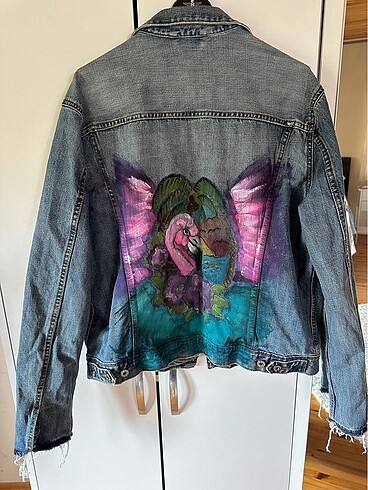 xl Beden lacivert Renk H&M Kot Ceket