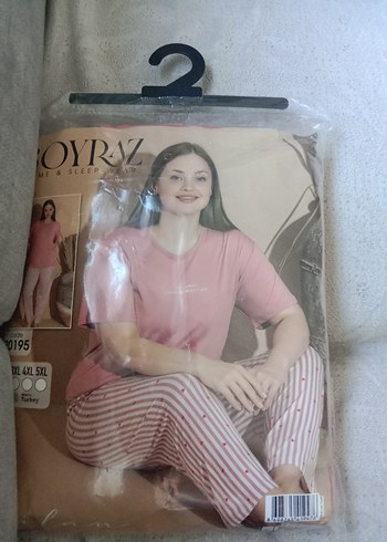 Pembe Mini Desenli Kadın Pijama Takımı
