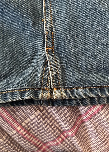38 Beden mavi Renk Düğmeli Mavi Denim Midi Etek