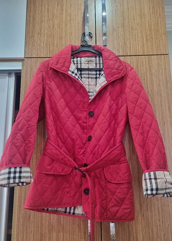 Burberry Bordo Capitone Ceket