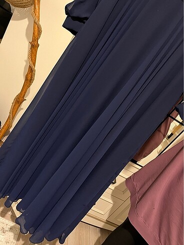 Lacivert abiye - Görsel 6
