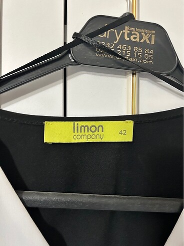 42 Beden siyah Renk Limon marka şık bluz