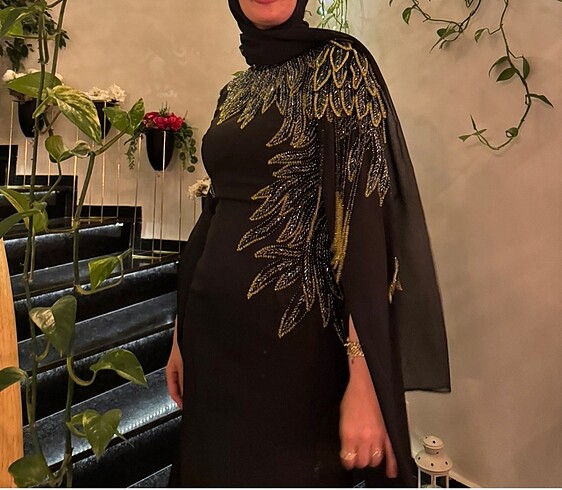 Diğer Şık elegan modern taşlı abiye