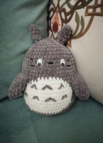 Beden Renk Totoro peluş Kadife örgü oyuncak