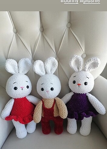 Amigurumi tavşan peluş oyuncak