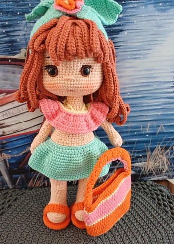 Pastel Renkli Örgü Bebek amigurumi