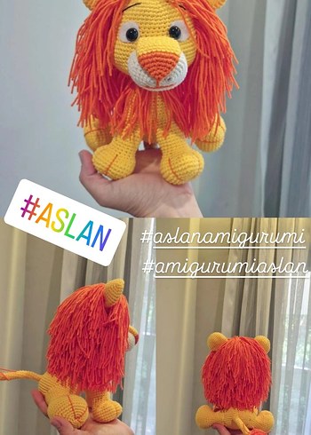 Beden Renk Amin Aslan örgü Oyuncak Galatasaray gs