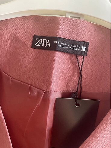 Zara Yelekli keten takım