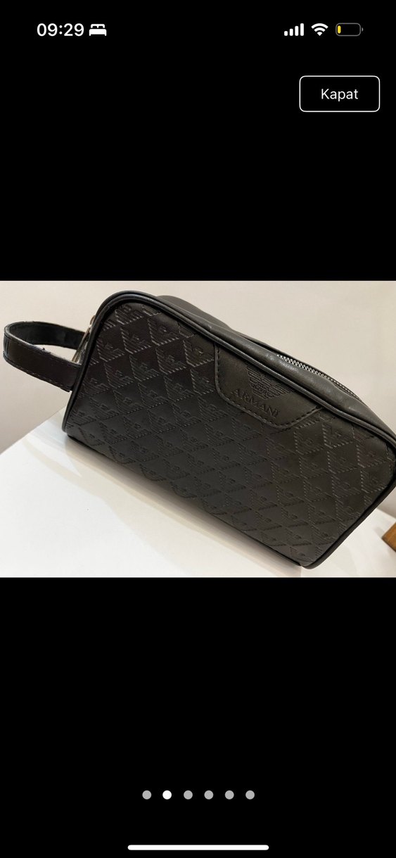 Siyah parlak  Deri Fermuarlı  El çantası - Görsel 4