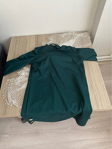 xl Beden yeşil Renk tunik pantolon takım