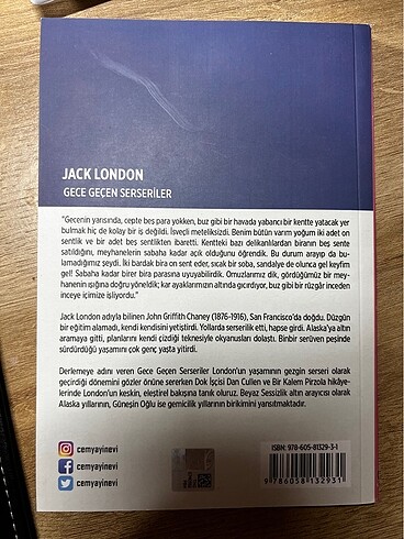 JACK LONDON GECE GEÇEN SERSERİLER