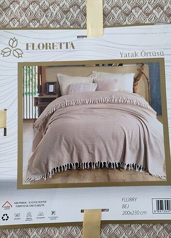 Floretta marka çift kişilik yatak örtüsü