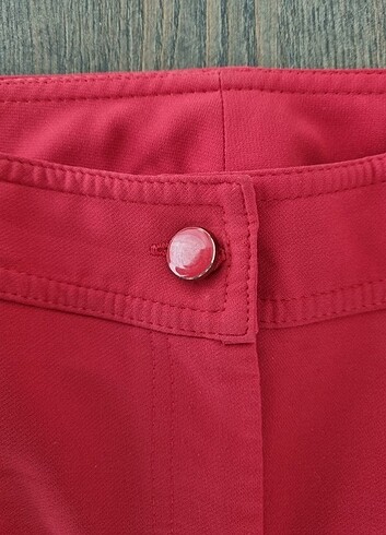 40 Beden kırmızı Renk Kırmızı ispanyol paça pantalon