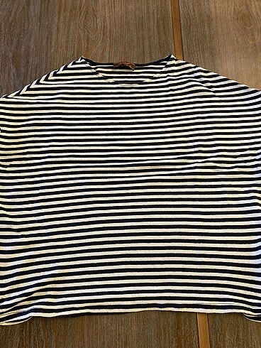 Lacivert beyaz çizgili tshirt