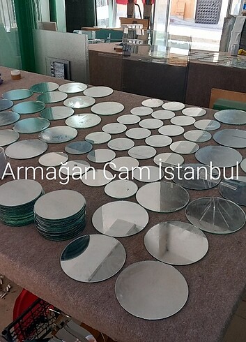 Makrome ayna 23 cm 2 adt 19 cm 2 adt 14 cm 2 adt