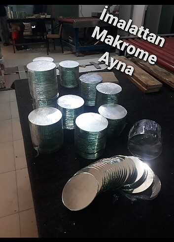 Makrome ayna 16cm 19 cm 21 cm 24 cm toplam 10 adet