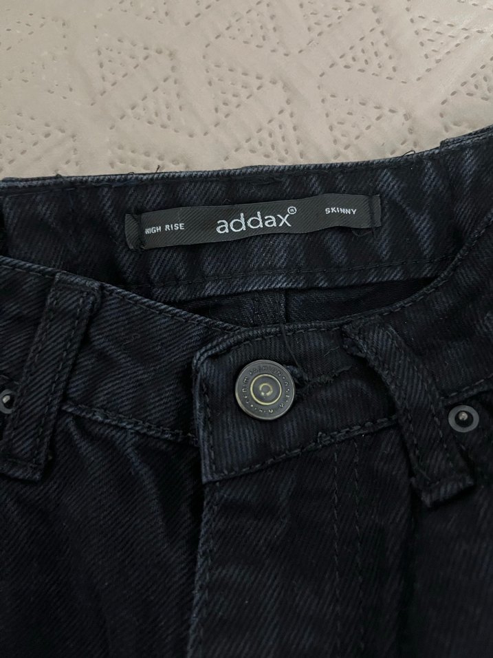 Siyah Normal Boy Kadın Denim Pantolon - Görsel 2