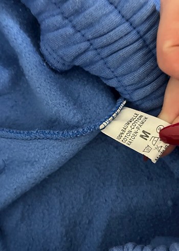 Mavi Rahat Kesim Kadın Eşofman Altı - Görsel 2