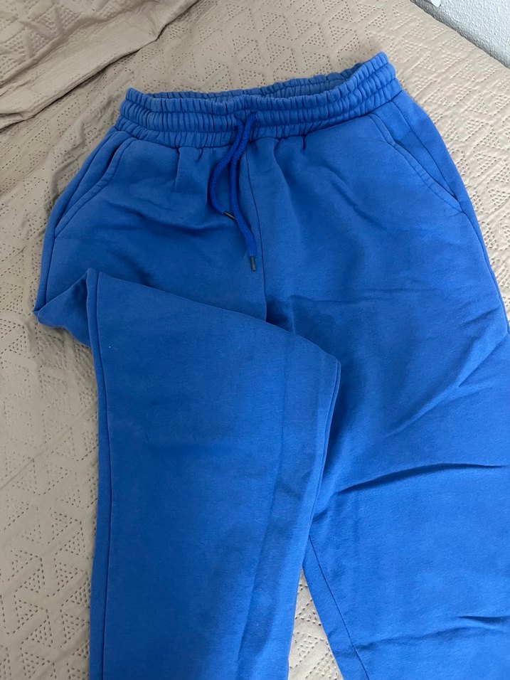 Mavi Rahat Kesim Kadın Eşofman Altı - Görsel 3