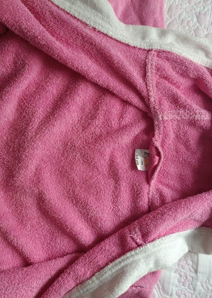 Kız çocuk bornoz  - Görsel 2