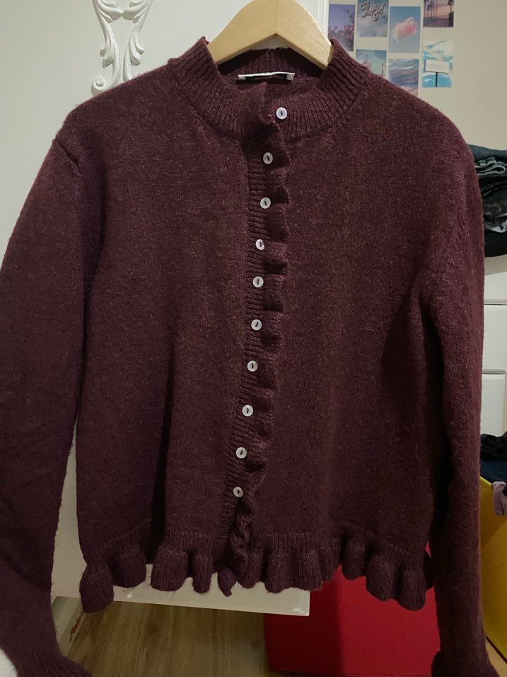 Bordo Uzun Kollu hıra - Görsel 2