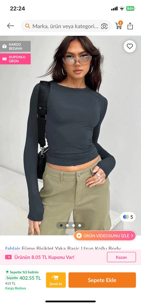 İkili bluz - Görsel 3