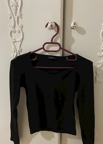 Trendyol Kahverengi Uzun Kollu Kadın Bluz - Görsel 2