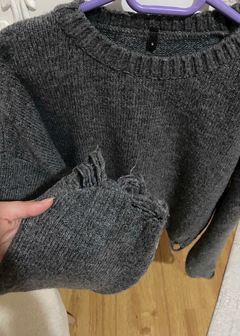 Milla gri kazak - Görsel 3