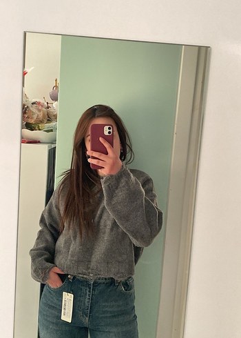 Milla gri kazak - Görsel 4