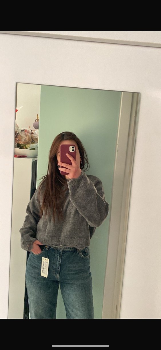 Milla gri kazak - Görsel 4