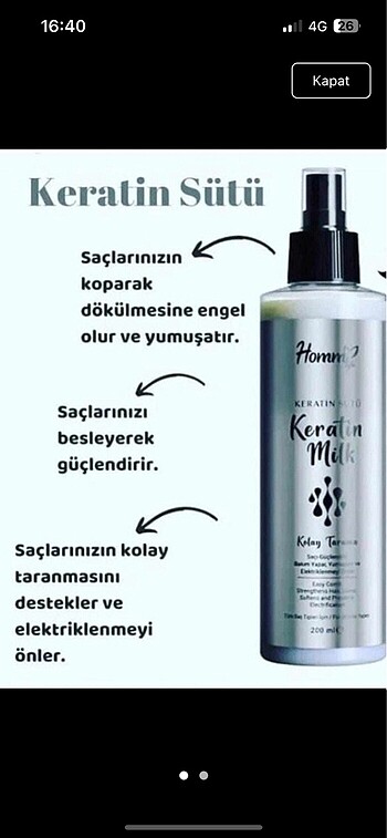 Saç sütü
