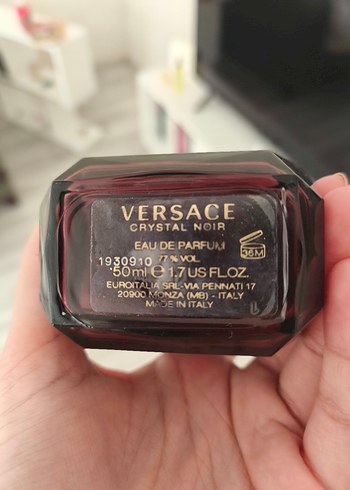 Versace Crystal Noir Kadın Boş Parfüm şişesi - Görsel 2