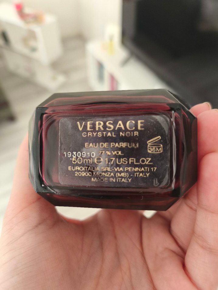 Versace Crystal Noir Kadın Boş Parfüm şişesi - Görsel 2
