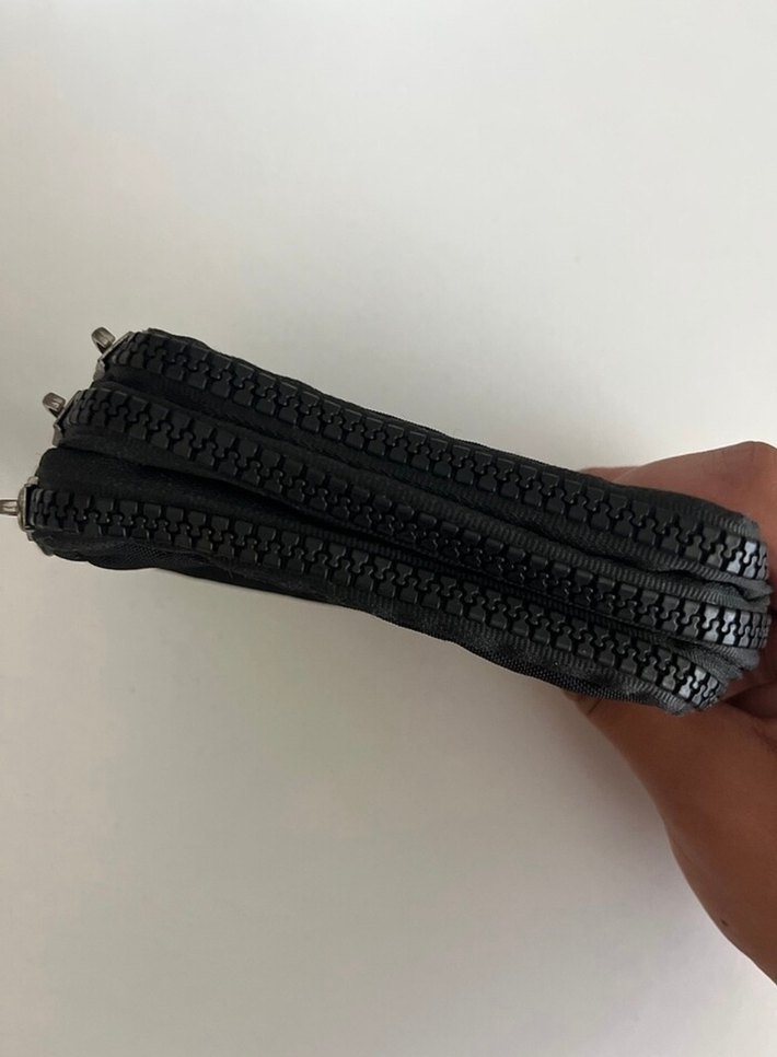 Siyah Fermuarlı Kadın Cüzdanı - Görsel 3