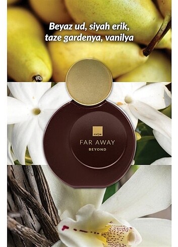 Avon far away beyond parfüm orjinal jelatinlidir 50 ml.