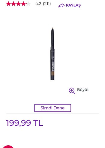 Koyu Bej Kaş Kalemi Blonde - Görsel 3