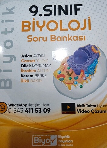Biyotik 9. Sınıf Biyoloji Soru Bankası 