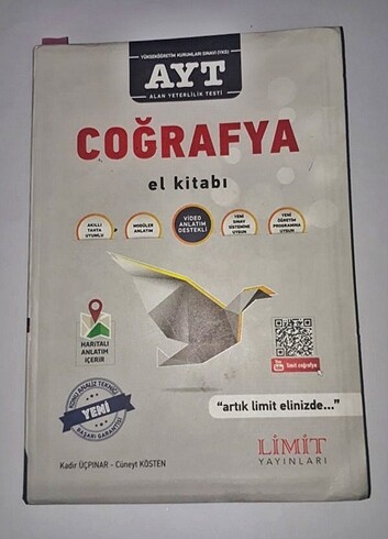 AYT Coğrafya Limit Ek kitabı