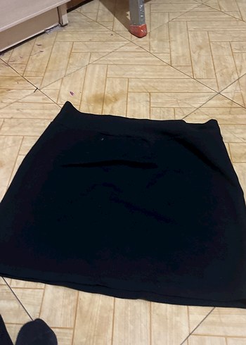 Siyah Basic Mini Etek - Görsel 4